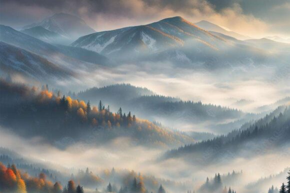 Карпаты / Ukrainian Carpathians - creator.nightcafe.studio