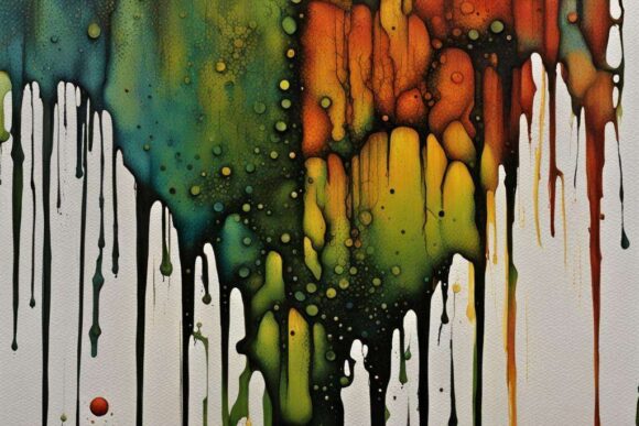 Кислотные дожди / Acid rain - creator nightcafe.studio