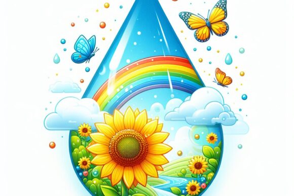 Берегите воду - created by AI