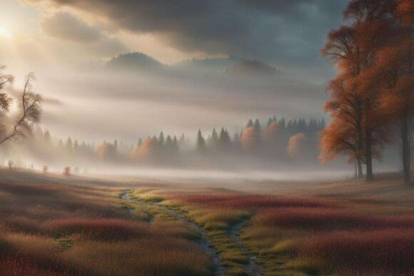 Туман - что это за явление ... краткое определение, виды тумана и как он образуется Туман / Fog - created with nightcafe.studio