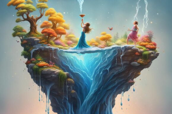 Живая вода - сказка да не ложь Живая вода / living-water — creator.nightcafe.studio