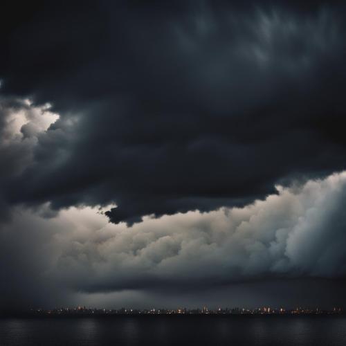 Грозовые тучи / dark storm clouds — creator.nightcafe.studio