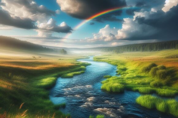 Радуга – семь цветов магии Радуга / rainbow — created by AI