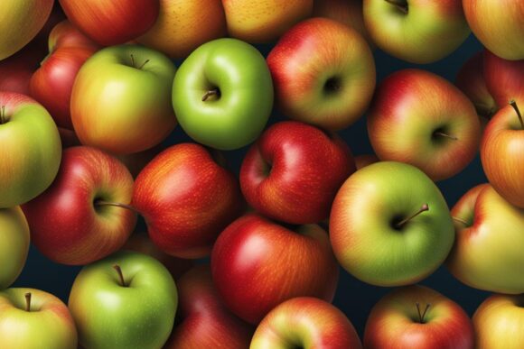 Спелые яблоки / Ripe apples — created by AI