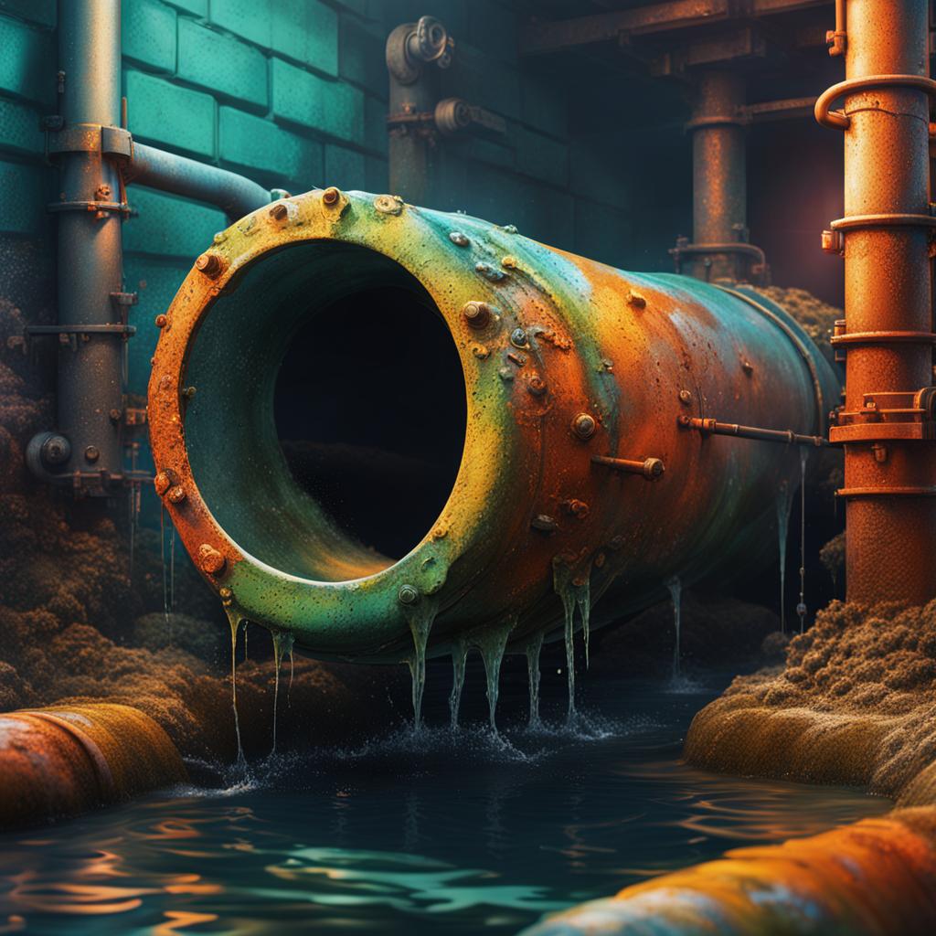 Сточные воды / Wastewater — creator.nightcafe.studio