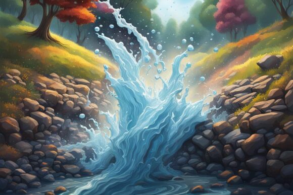 Родниковая вода - родник и вода Родник - родниковая вода / Source water — creator.nightcafe.studio