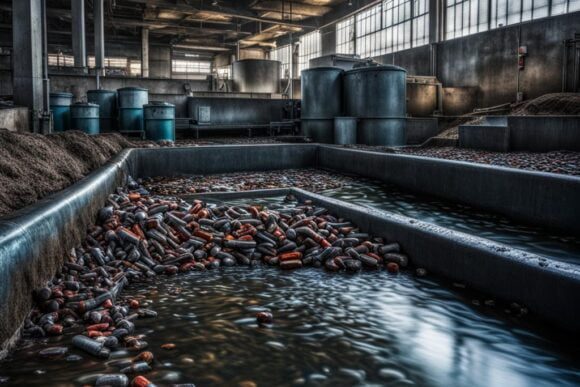 Сточные воды и наркотики / Wastewater and drugs — created by AI