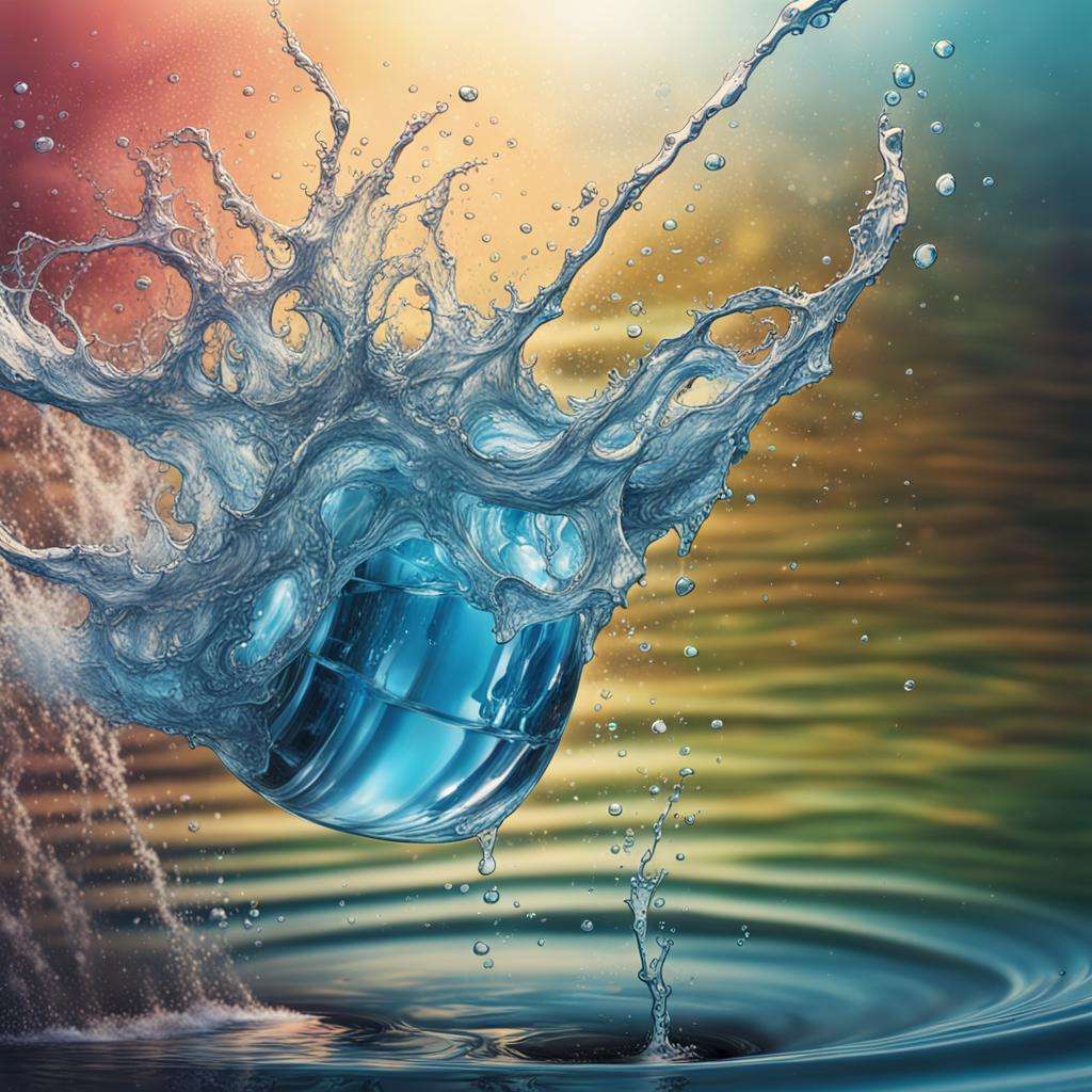 Вода это жизнь / Water is life — creator.nightcafe.studio