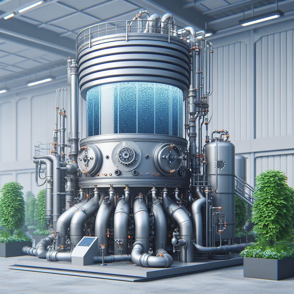 Производство питьевой воды Производство питьевой воды / Water production — created by AI